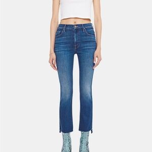 Mother THE INSIDER CROP STEP FRAY size 27